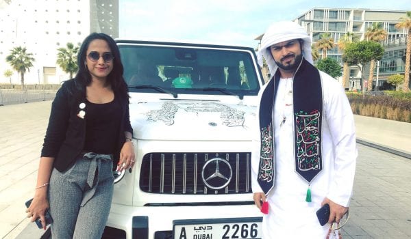 Car decoration for UAE National Day!