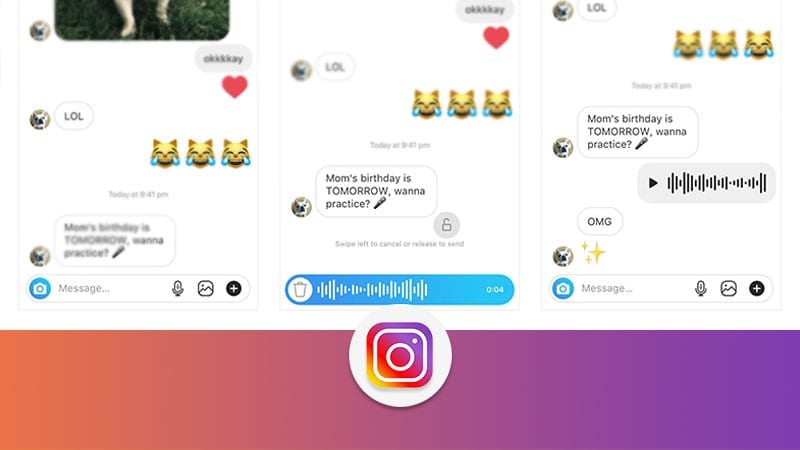 instagram now lets you send voice messages - instagram messages