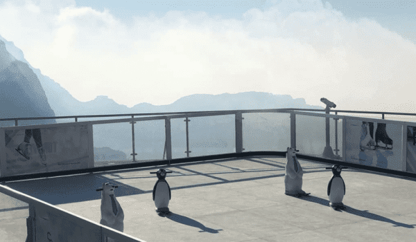 There is now an ice rink on the tallest mountain in the UAE