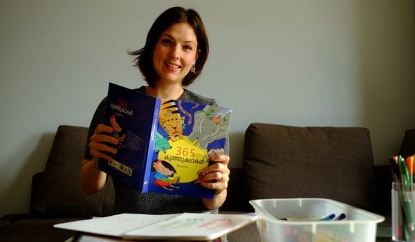 An American Malayalam teacher!!