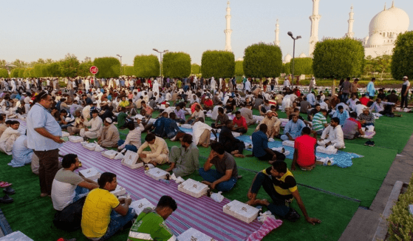 Iftar at Grand Mosque, Abu Dhabi