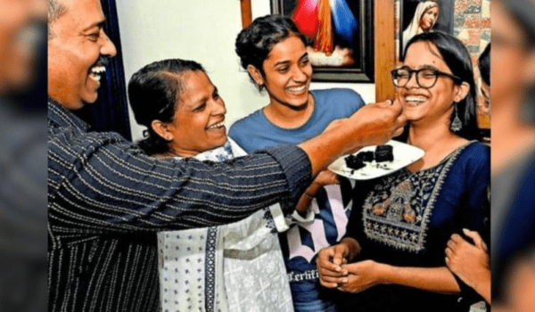 Visually Impaired student scores full marks in Plus Two Exams