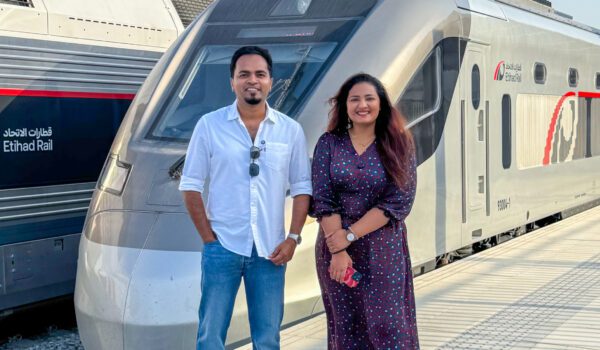 Gold FM Morning Show Hosts Travel on Etihad Rail’s Historic First Passenger Journey