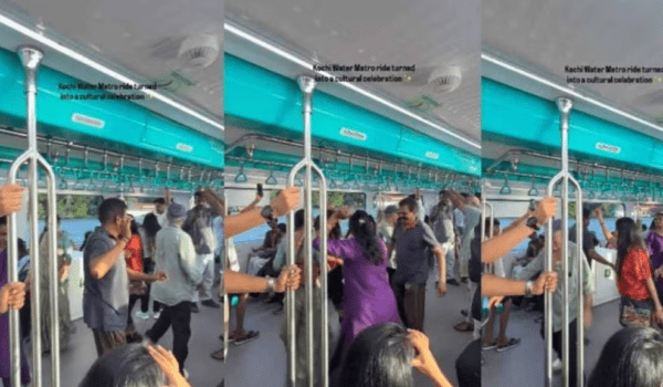 Tourists’ Garba Dance on Kochi Water Metro Sparks Debate on Public Etiquette