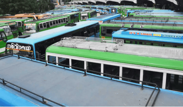 Kasaragod bus strike: Operators blame Priyadarshini free travel scheme for mounting losses.