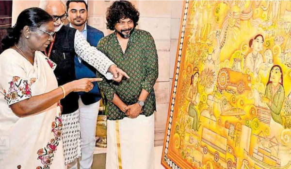 Kerala’s Traditional Mural Art Earns a Permanent Place at Rashtrapati Bhavan