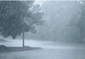 Heavy rain